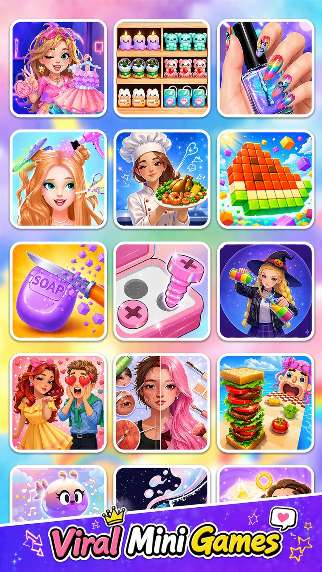 Teen Girls: Fun Mini Games screenshot